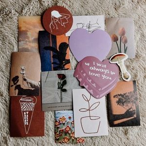 Sticker Pack - 13 Stickers (pink, valentine’s day, love, y2k)